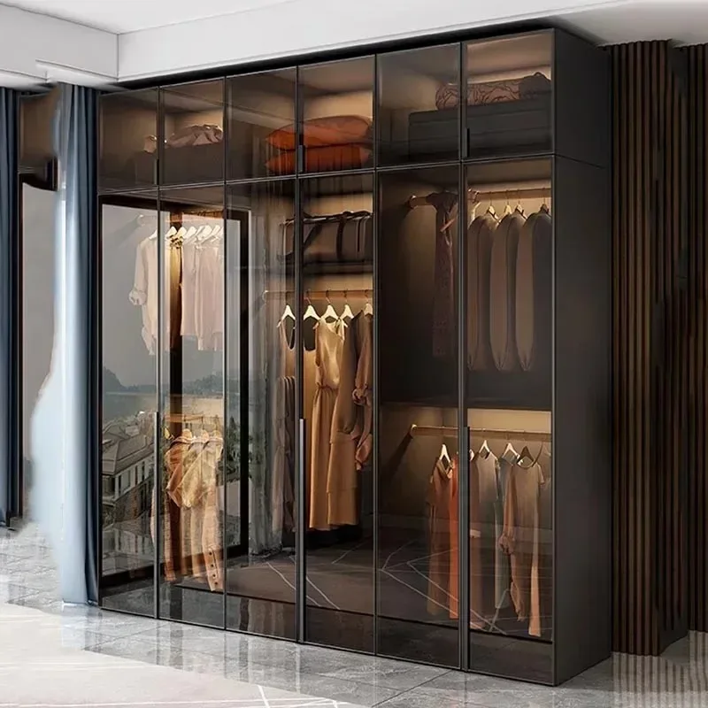 Customized Glass Wardrobe Closet Modular Modern Space Saving Hotel Wardrobes Storage Clothes Armadio Guardaroba Furniture Home
Customized Glass Wardrobe Closet Modular Modern Space Saving Hotel Wardrobes Storage Clothes Armadio Guardaroba Furniture Home