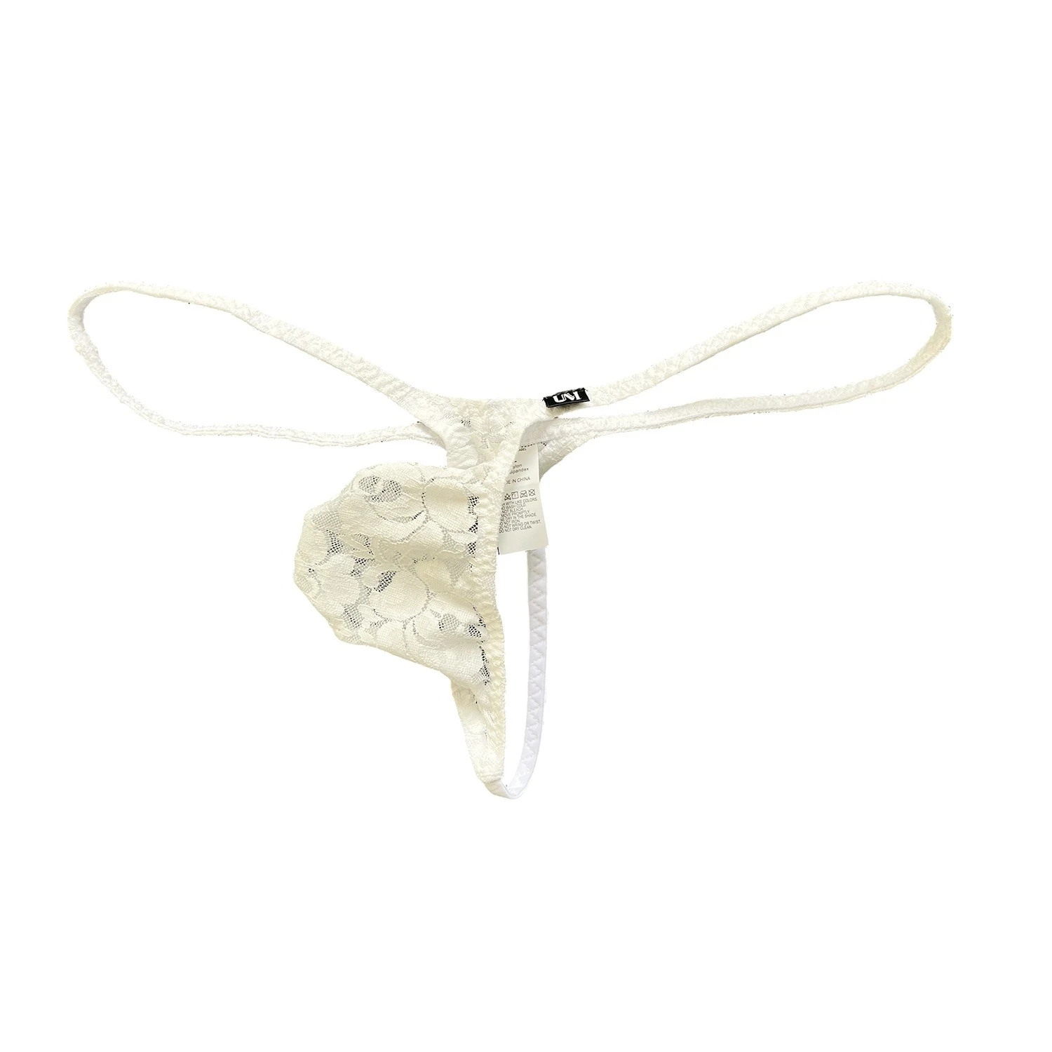 Men Large Bulge Pouch Lace Thong Underwear Ultra Thin Waistband Low Waist Breathable Sexy T-Back Panties Q031
Men Large Bulge Pouch Lace Thong Underwear Ultra Thin Waistband Low Waist Breathable Sexy T-Back Panties Q031
