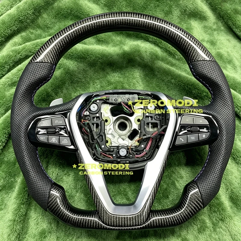100% Real Carbon Fiber Steering Wheel (No Paddle Shifers) For BMW G 730 740 G12 G20 G38 Customize
100% Real Carbon Fiber Steering Wheel (No Paddle Shifers) For BMW G 730 740 G12 G20 G38 Customize