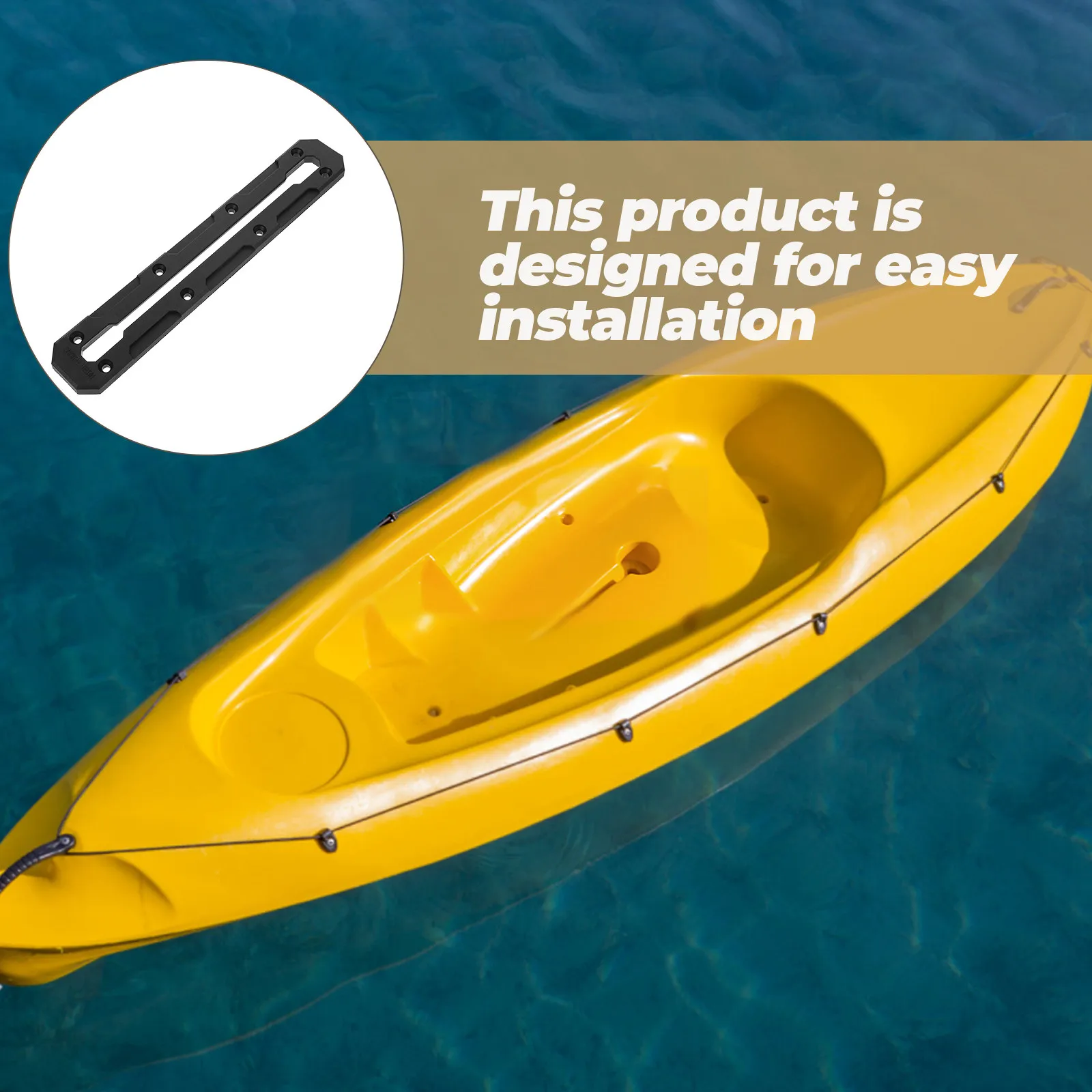 1Set Kayak Track Mount Heavy-Duty Waterproof Marine Rail Track for Kayak Canoe Inflatable Boat Speedboat Portable Multi-Function
1Set Kayak Track Mount Heavy-Duty Waterproof Marine Rail Track for Kayak Canoe Inflatable Boat Speedboat Portable Multi-Function