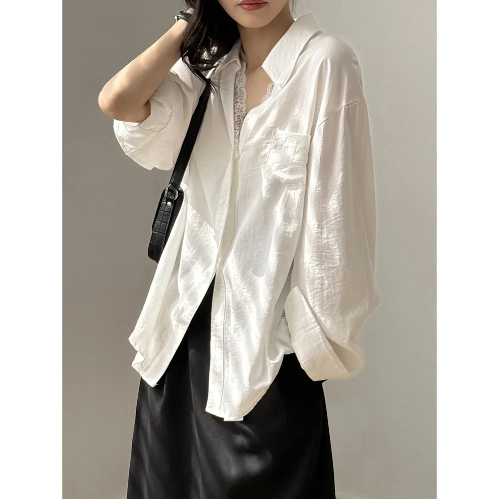 Korean Version Lace Patchwork Temperament Long Sleeved Shirt for Women in Spring, with A Unique and Chic Design Size Information
Korean Version Lace Patchwork Temperament Long Sleeved Shirt for Women in Spring, with A Unique and Chic Design Size Information