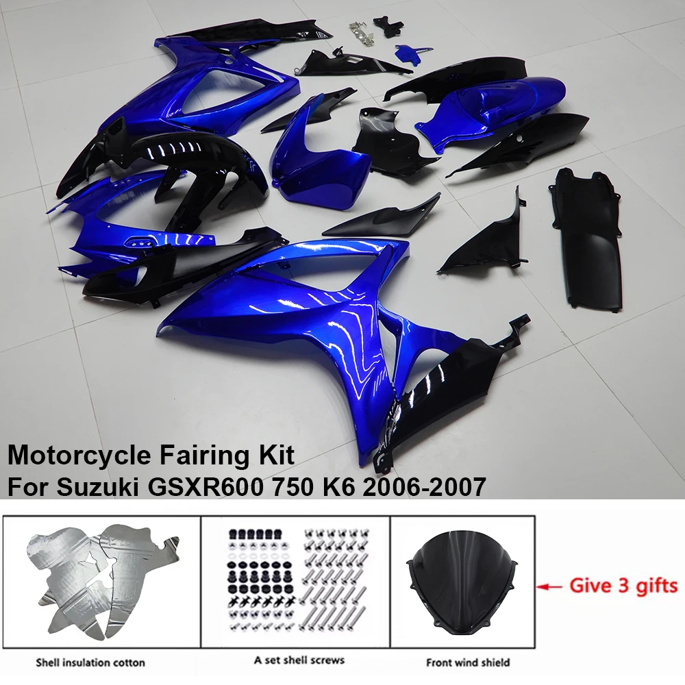 Комплект обтекателей для мотоцикла, комплект кузова из пластика для Suzuki GSX-R600 R750 2006-2007 K6, Аксессуары для кузова
Комплект обтекателей для мотоцикла, комплект кузова из пластика для Suzuki GSX-R600 R750 2006-2007 K6, Аксессуары для кузова