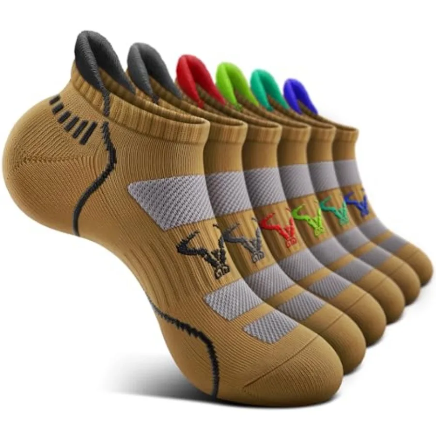 BULLIANT Men Running Socks 6Pairs-Ankle Athletic Socks Wicking Cushioned for Men Walking-Arch Compression Support
BULLIANT Men Running Socks 6Pairs-Ankle Athletic Socks Wicking Cushioned for Men Walking-Arch Compression Support