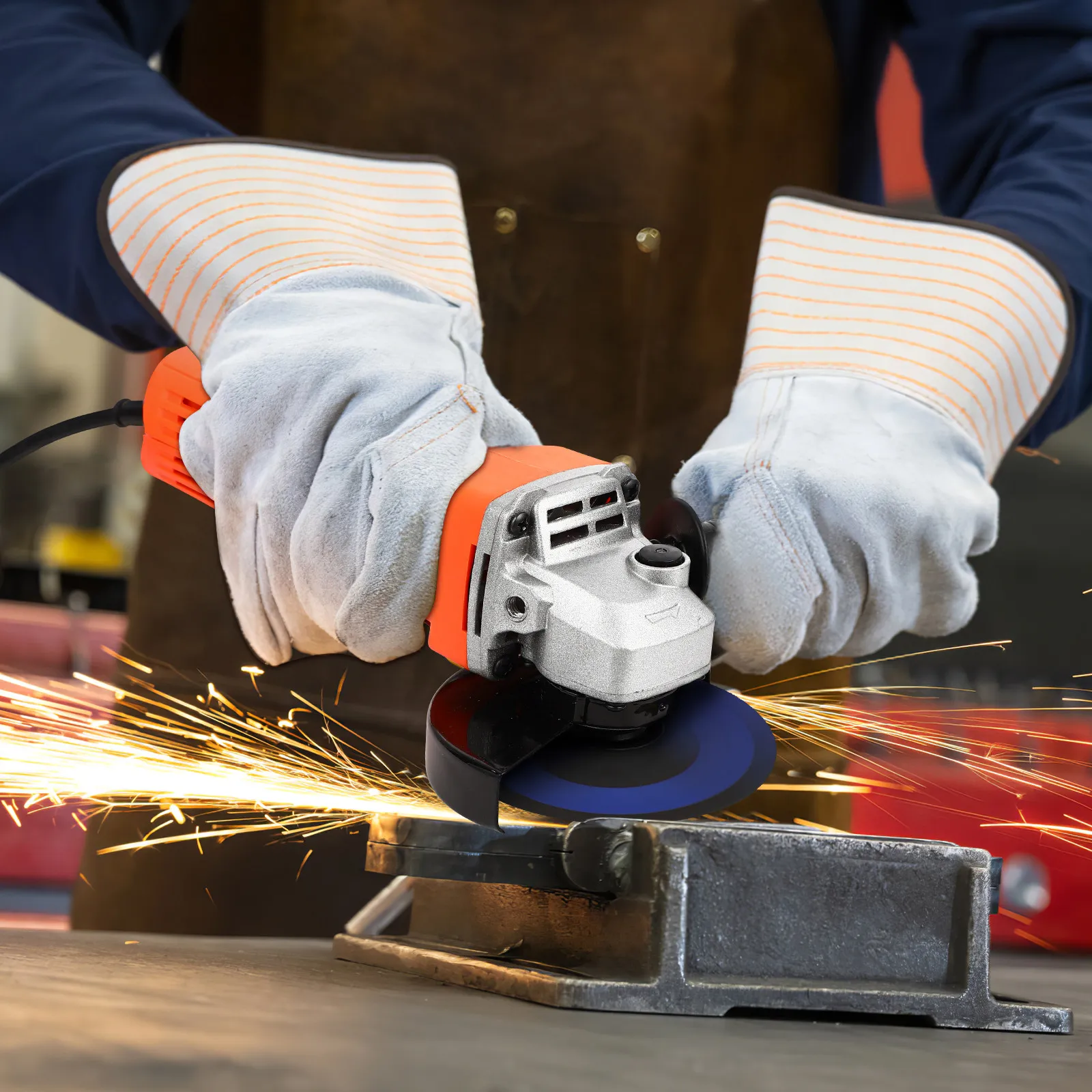 Electric Angle Grinder Brushed Grinding Tool Corded Handheld Uk Plug for Woodwork Cutting Polishing Machine Side Handle Power
Electric Angle Grinder Brushed Grinding Tool Corded Handheld Uk Plug for Woodwork Cutting Polishing Machine Side Handle Power