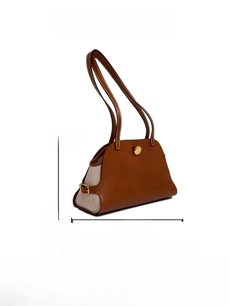 2025 New Leather Underarm Bag Faionable Unique Design Single oulder Tablier Sellier Handbag for Women Medium Size
2025 New Leather Underarm Bag Faionable Unique Design Single oulder Tablier Sellier Handbag for Women Medium Size