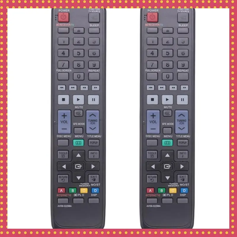 B74A 2X Ah59-02298A Replacement Remote Control Applicable For Samsung Bd Home Theater System Blu-Ray Htc5500 Htc6500
B74A 2X Ah59-02298A Replacement Remote Control Applicable For Samsung Bd Home Theater System Blu-Ray Htc5500 Htc6500