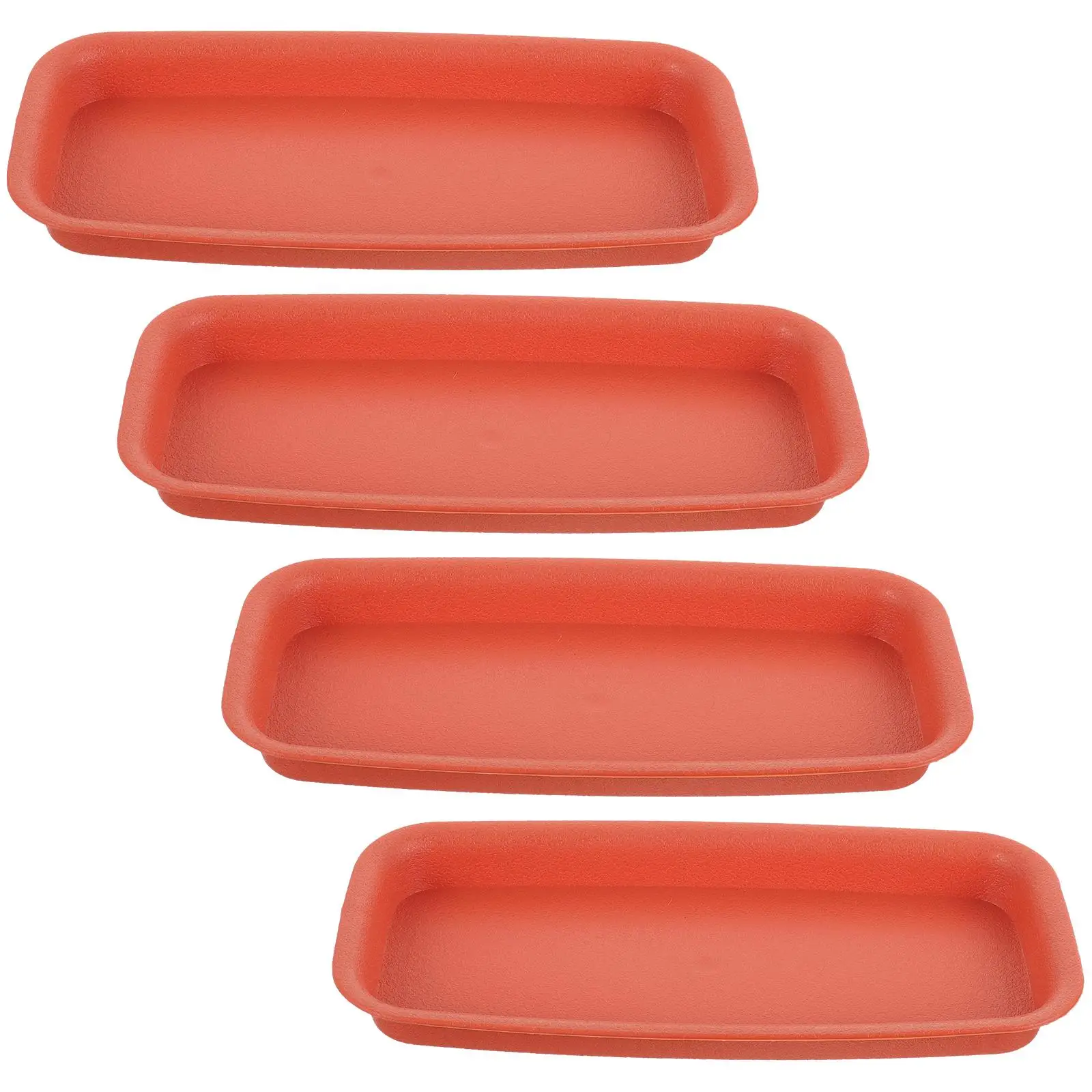 4 Pcs Waterproof Tray Rectangle Planter Flower Pot Drip Trays for Plants Rectangular Small Planters Decorate
4 Pcs Waterproof Tray Rectangle Planter Flower Pot Drip Trays for Plants Rectangular Small Planters Decorate
