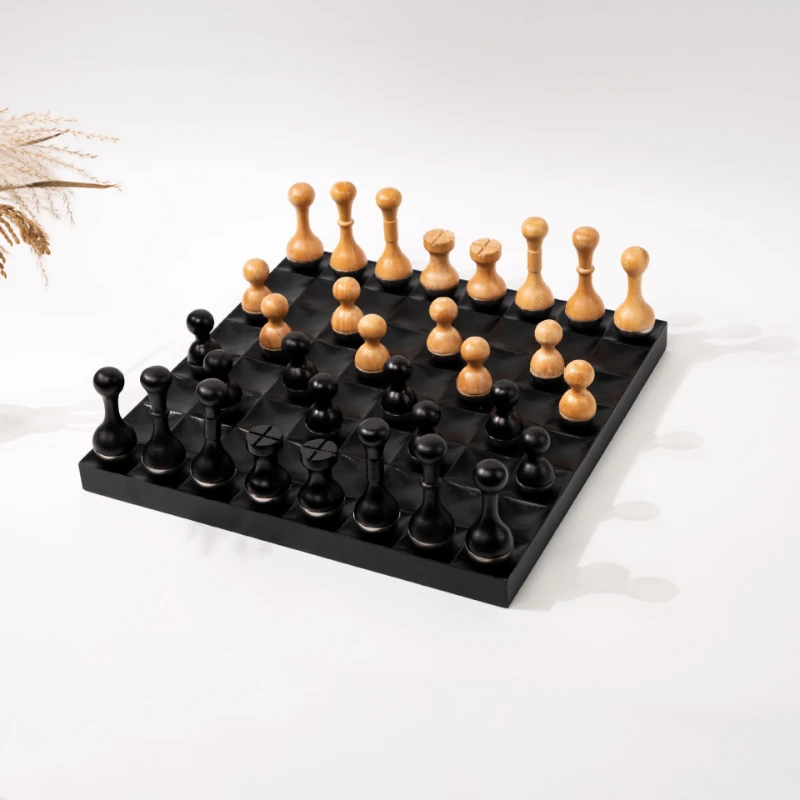 Modern light luxury tumbler chess ornaments solid wood high-end chessboard model house new home gift accessories
Modern light luxury tumbler chess ornaments solid wood high-end chessboard model house new home gift accessories