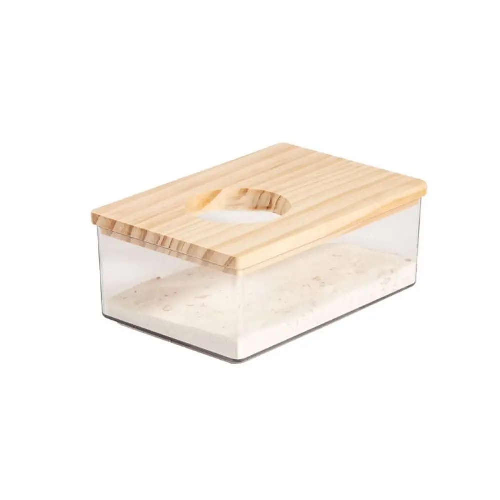 Bath Sand Basin Transparent Hamster Urine Sand Basin Acrylic with Cover Hamster Bathroom Rectangle Hamster Sand Box Home 
Bath Sand Basin Transparent Hamster Urine Sand Basin Acrylic with Cover Hamster Bathroom Rectangle Hamster Sand Box Home