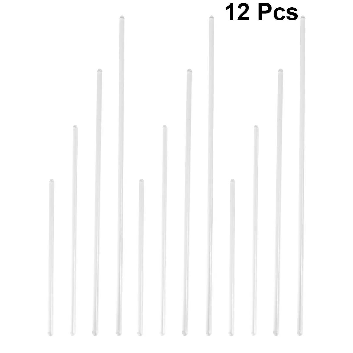 12Pcs Solid Glass Stirring Rod Transparent Round Stirrer for Middle School Science Experiments Beverage Stirring
12Pcs Solid Glass Stirring Rod Transparent Round Stirrer for Middle School Science Experiments Beverage Stirring