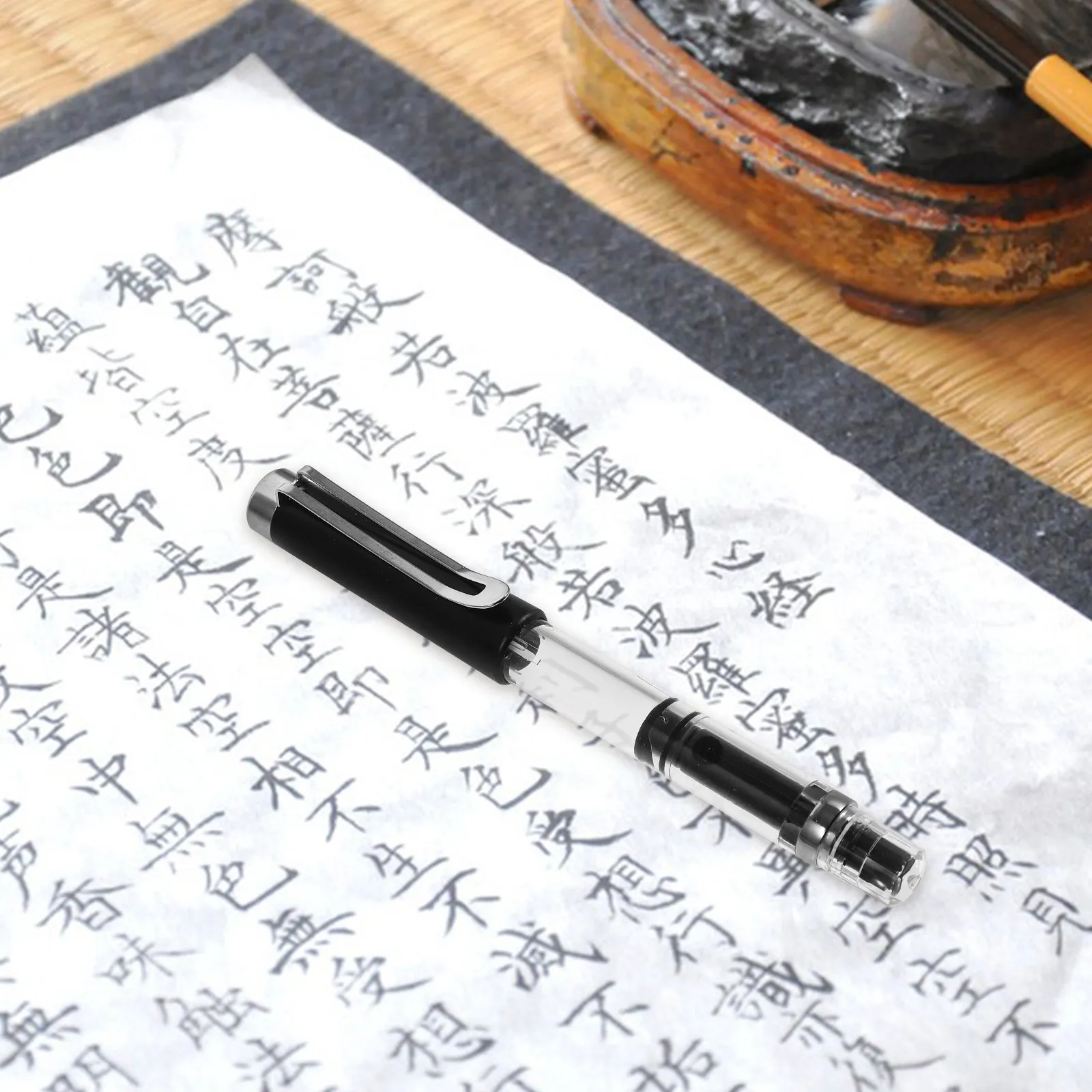3Pcs Chinese Brush Pen Piston Filled Fountain Style Flexible Tip for Traditional Calligraphy Writing Painting Drawing Ink Brush
3Pcs Chinese Brush Pen Piston Filled Fountain Style Flexible Tip for Traditional Calligraphy Writing Painting Drawing Ink Brush