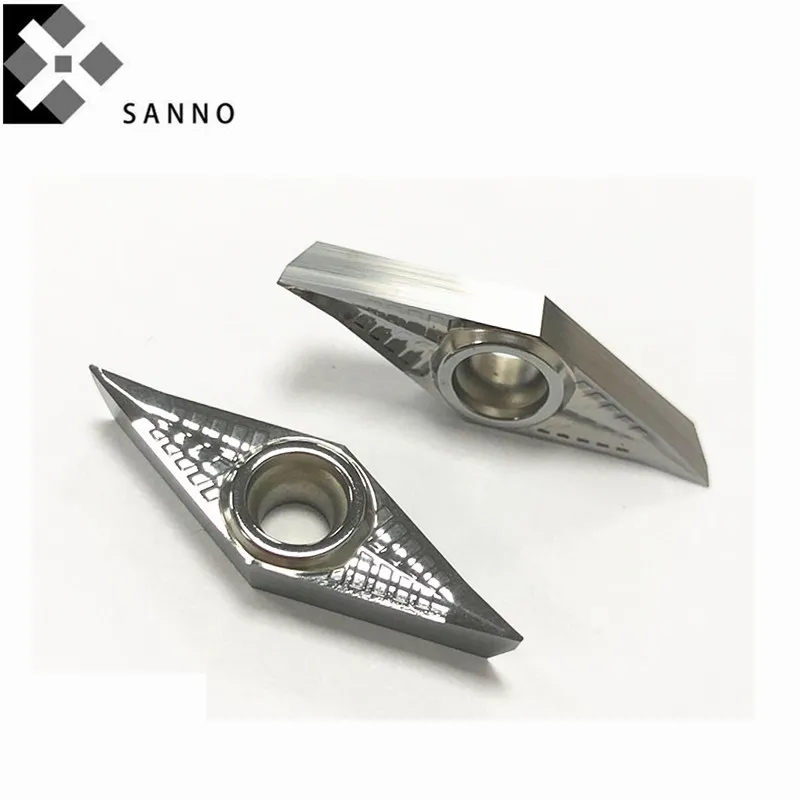 Turning Cutter Blade VCGT160402-AK HO1 / VCGT160404-AK HO1 / VCGT160408-AK HO1 CNC Carbide Turning Inserts For Aluminum
Turning Cutter Blade VCGT160402-AK HO1 / VCGT160404-AK HO1 / VCGT160408-AK HO1 CNC Carbide Turning Inserts For Aluminum
