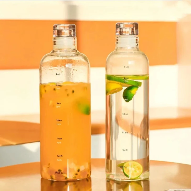 Newest Water Cup Sport Water Bottle With Time Scale Couple Plastic Portable Water Container Anti-drop Outdoor Water Bottle
Newest Water Cup Sport Water Bottle With Time Scale Couple Plastic Portable Water Container Anti-drop Outdoor Water Bottle