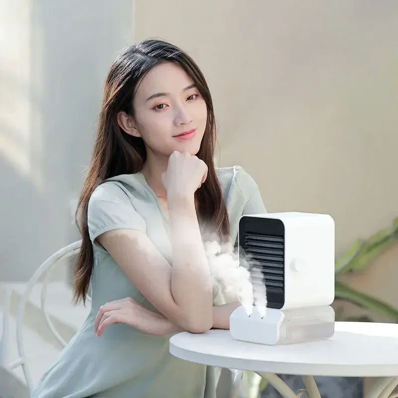 2024 New Household Desktop Portable Cooling Mist Fan Home Tabletop Double Spray Air Cooler Fan With 600ML Water Tank
2024 New Household Desktop Portable Cooling Mist Fan Home Tabletop Double Spray Air Cooler Fan With 600ML Water Tank