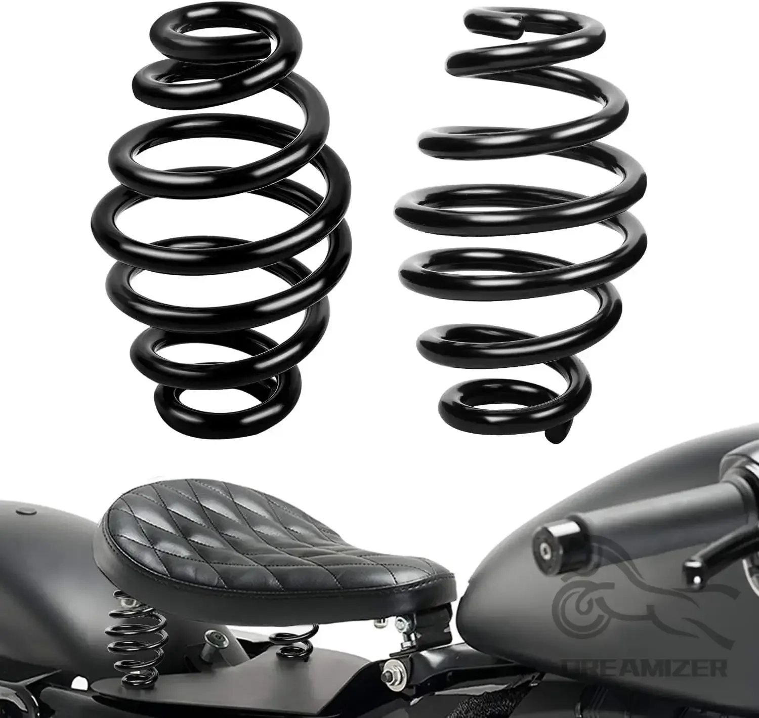 3" Universal Motorcycle Spiral Barrel Coiled Solo Seat Springs For Harley Chopper Bobber Softail Honda Yamaha Kawasaki Suzuki
3" Universal Motorcycle Spiral Barrel Coiled Solo Seat Springs For Harley Chopper Bobber Softail Honda Yamaha Kawasaki Suzuki