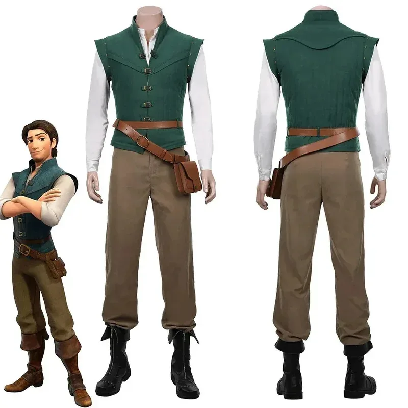 Anime Flynn Rider cosplay costume adult carnival uniform set Halloween anime performance costume
Anime Flynn Rider cosplay costume adult carnival uniform set Halloween anime performance costume