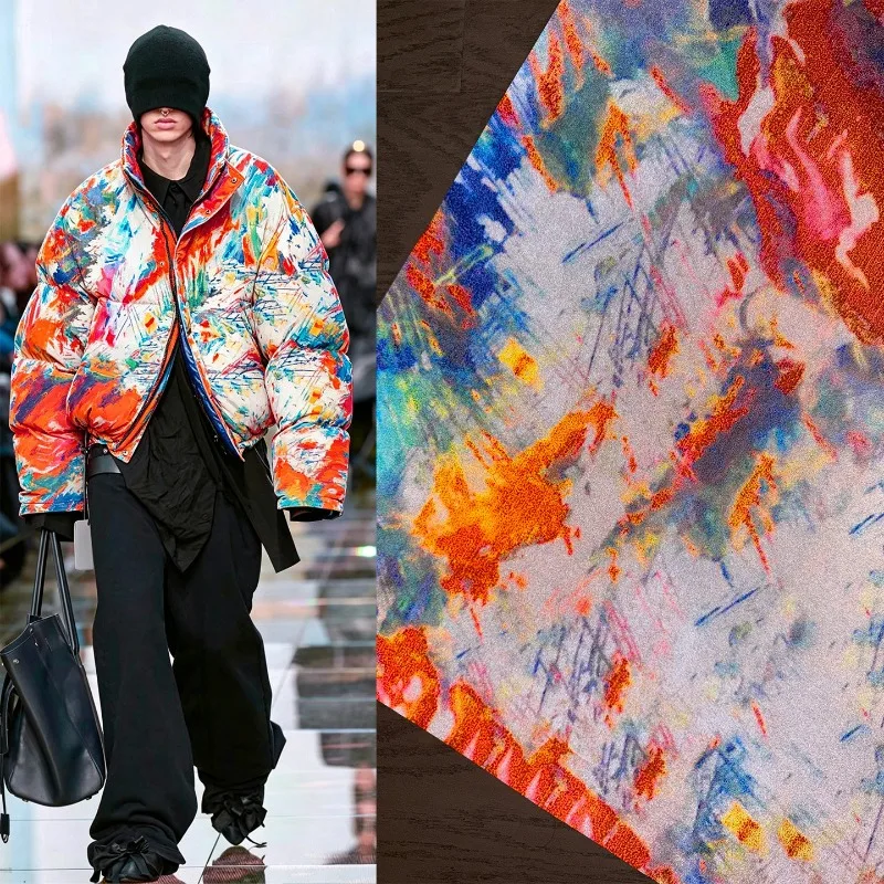 Colorful Abstract Pattern Reflective Color Changing Fabric Sportswear Thin Creative Experimental Cloth for Diy Sewing
Colorful Abstract Pattern Reflective Color Changing Fabric Sportswear Thin Creative Experimental Cloth for Diy Sewing