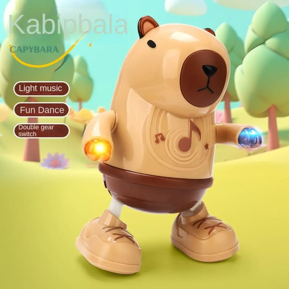Lights and Sounds Electric Dancing Capybala Toy Educational Cartoon Animal Capybala Electronic Toy Pet Funny Interactive
Lights and Sounds Electric Dancing Capybala Toy Educational Cartoon Animal Capybala Electronic Toy Pet Funny Interactive