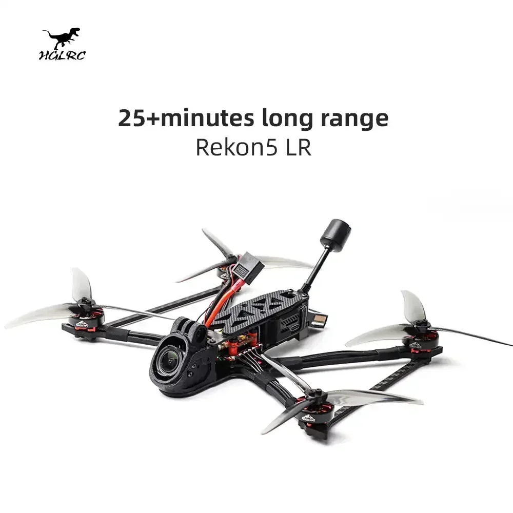HGLRC Rekon5 LR HD O3 - Mini Long Range Quad F722 Mini 28A O3 Air Unit M80 GPS Buzzer 2004 1800KV 6S
HGLRC Rekon5 LR HD O3 - Mini Long Range Quad F722 Mini 28A O3 Air Unit M80 GPS Buzzer 2004 1800KV 6S
