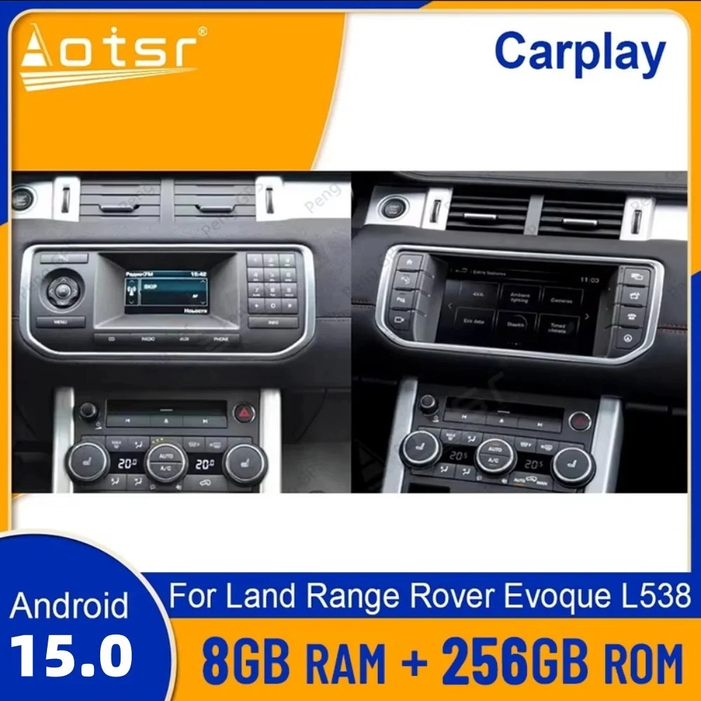 10.25" Android 15 8G 256G Car Radio Audio Player For Land Rover Range Rover Evoque LRX L538 2012-2019 Harman Bosch Host caplay
10.25" Android 15 8G 256G Car Radio Audio Player For Land Rover Range Rover Evoque LRX L538 2012-2019 Harman Bosch Host caplay