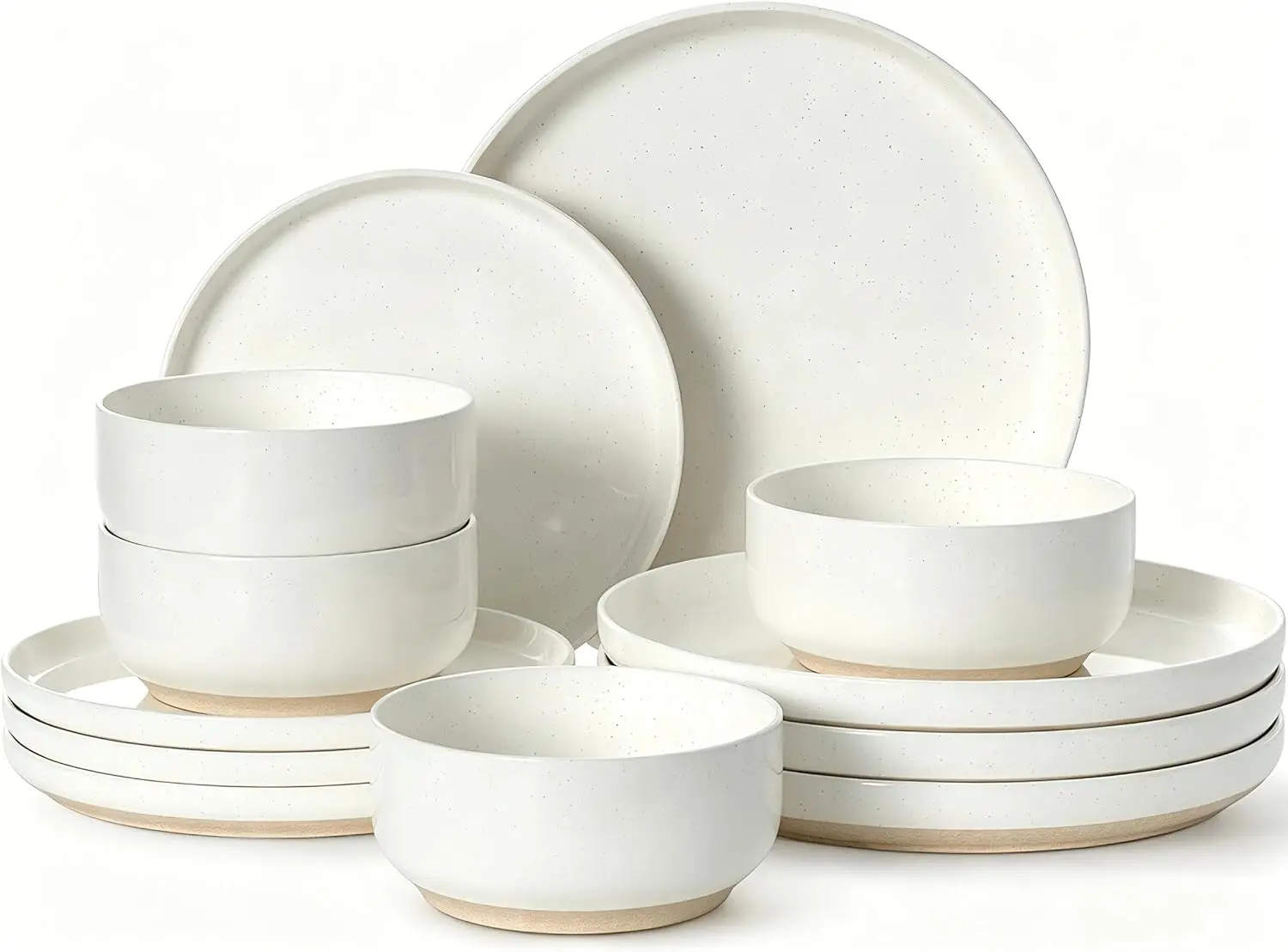 Plates and Bowls Sets, Dinnerware Sets for 4, 12 Pieces Scratch Resistant Dishware Dishes Set
Plates and Bowls Sets, Dinnerware Sets for 4, 12 Pieces Scratch Resistant Dishware Dishes Set