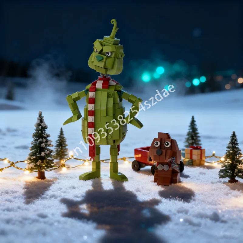 419 шт. MOC Grinch и Max скульптурная модель строительные блоки архитектура Рождественский подарок DIY креативные игрушки кирпич детский день рождения
419 шт. MOC Grinch и Max скульптурная модель строительные блоки архитектура Рождественский подарок DIY креативные игрушки кирпич детский день рождения