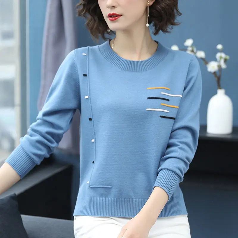 New Korean Loose Knitting Pullovers Top Autumn Winter Long Sleeve Thin All-match Vintage Sweaters Elegant Casual Women Clothing
New Korean Loose Knitting Pullovers Top Autumn Winter Long Sleeve Thin All-match Vintage Sweaters Elegant Casual Women Clothing