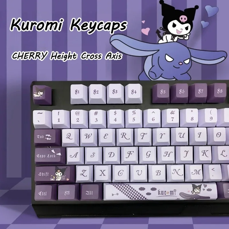 Набор полупрозрачных кейкапов с тематикой Куроми (157 клавиш) для механической клавиатуры, аксессуары для ПК, материал PBT, профиль Cherry
Набор полупрозрачных кейкапов с тематикой Куроми (157 клавиш) для механической клавиатуры, аксессуары для ПК, материал PBT, профиль Cherry