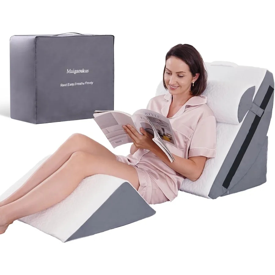 4PCS Ortopedic ed Wed Pillow t for After Sur Adjustale Memory Foam ody Positioners for Leg Knee ack Pain Relief Elevated Pillow
4PCS Ortopedic ed Wed Pillow t for After Sur Adjustale Memory Foam ody Positioners for Leg Knee ack Pain Relief Elevated Pillow