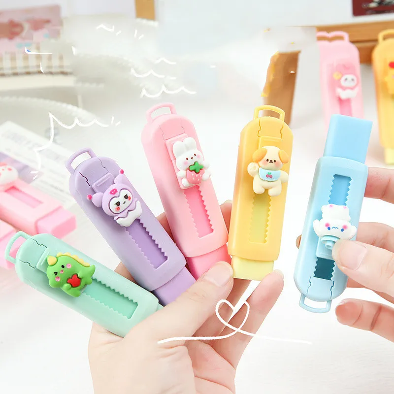 20 pcs/lot Creative Rabbit Dog Animal Push-pull Eraser Cute Writing Drawing Rubber Pencil Erasers Stationery Gifts School Supply
20 pcs/lot Creative Rabbit Dog Animal Push-pull Eraser Cute Writing Drawing Rubber Pencil Erasers Stationery Gifts School Supply