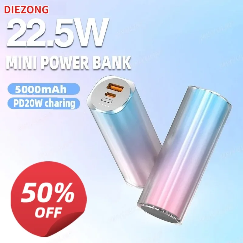 Fast Shipping Mini 5000mAh Portable Power Bank USB C PD 20W External Spare Mobile Battery Powerbank For iPhone 15 Samsung Xiaomi
Fast Shipping Mini 5000mAh Portable Power Bank USB C PD 20W External Spare Mobile Battery Powerbank For iPhone 15 Samsung Xiaomi