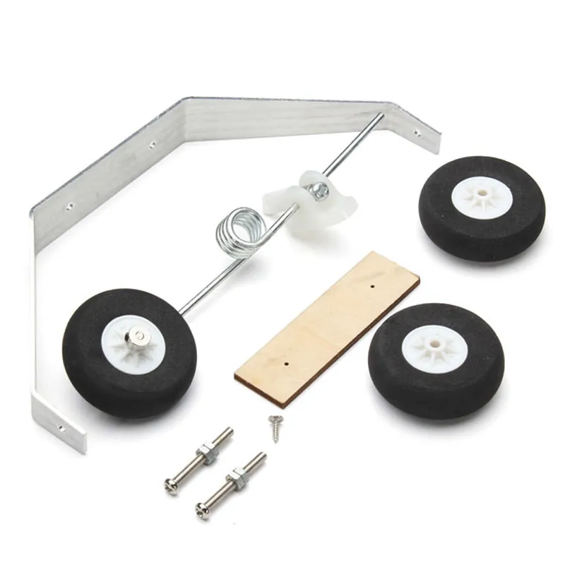 Aluminum Alloy Taildragger Tricycle Landing Gear with Steel Ring Tail Wheel for RC Airplane Model Fixed-Wing DIY Parts
Aluminum Alloy Taildragger Tricycle Landing Gear with Steel Ring Tail Wheel for RC Airplane Model Fixed-Wing DIY Parts