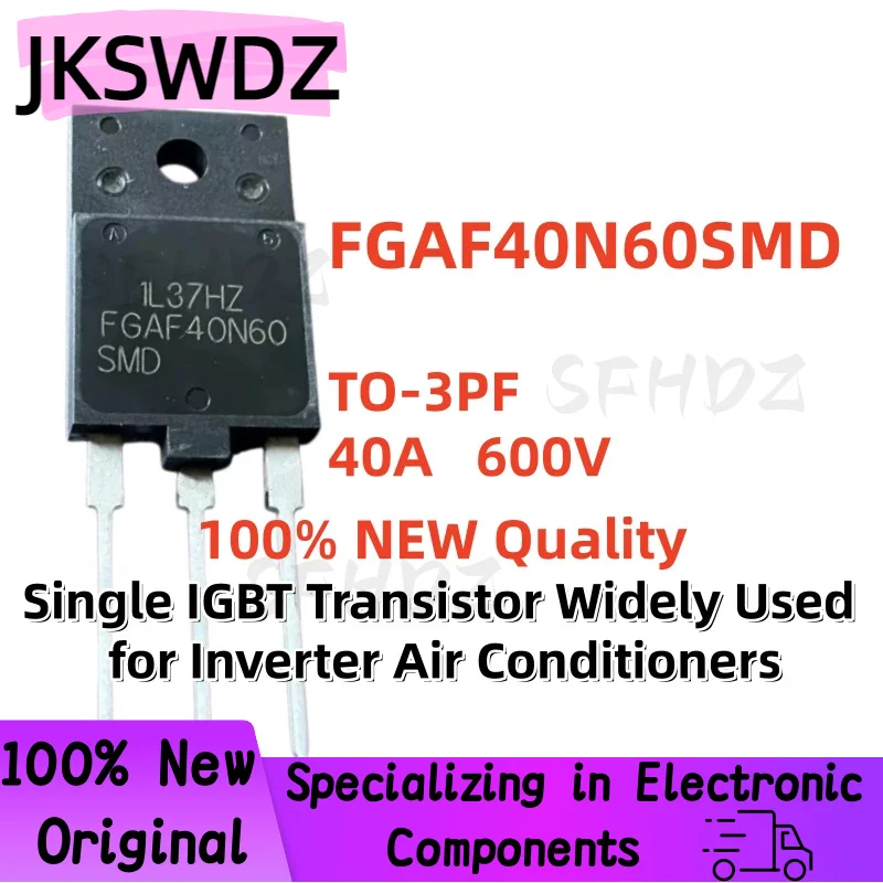 5/10/20PCS 100% Brand New Quality FGAF40N60SMD TO-3PF 40A 600V Single IGBT Transistor Widely Used for Inverter Air Conditioners
5/10/20PCS 100% Brand New Quality FGAF40N60SMD TO-3PF 40A 600V Single IGBT Transistor Widely Used for Inverter Air Conditioners