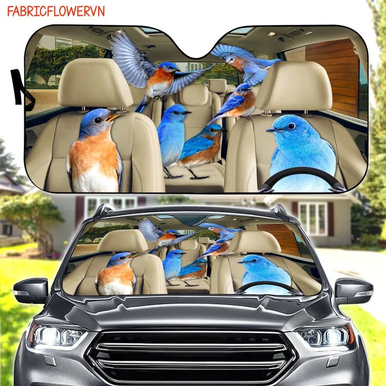 Bluebird Car Sunshade, Bluebird Car Decoration, Bluebird Windshield, Bluebird Lovers Gift, Animal Car Sunshade, Gift For Mom, Gi
Bluebird Car Sunshade, Bluebird Car Decoration, Bluebird Windshield, Bluebird Lovers Gift, Animal Car Sunshade, Gift For Mom, Gi