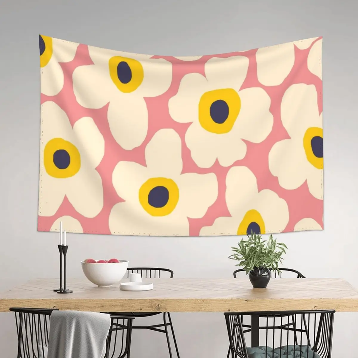 Iconic Retro Scandinavian Summer Floral Pattern in Pink and Yellow Tapestry Room Decor Room Decorations Tapestry
Iconic Retro Scandinavian Summer Floral Pattern in Pink and Yellow Tapestry Room Decor Room Decorations Tapestry