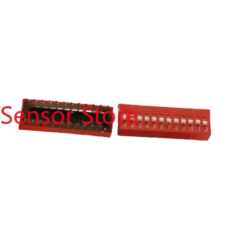 10PCS DIP Dip Switch 12-bit DS-12-V Program 2.54mm Spacing High Temperature Resistance.
10PCS DIP Dip Switch 12-bit DS-12-V Program 2.54mm Spacing High Temperature Resistance.