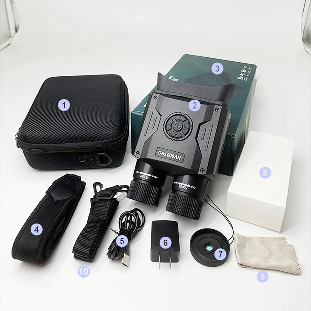 1Set Night Vision Device Digital Dual-Tube Night 35-Inch Screen 8X Focus Non-Slip Outdoor Hunting Infrared Camera
1Set Night Vision Device Digital Dual-Tube Night 35-Inch Screen 8X Focus Non-Slip Outdoor Hunting Infrared Camera