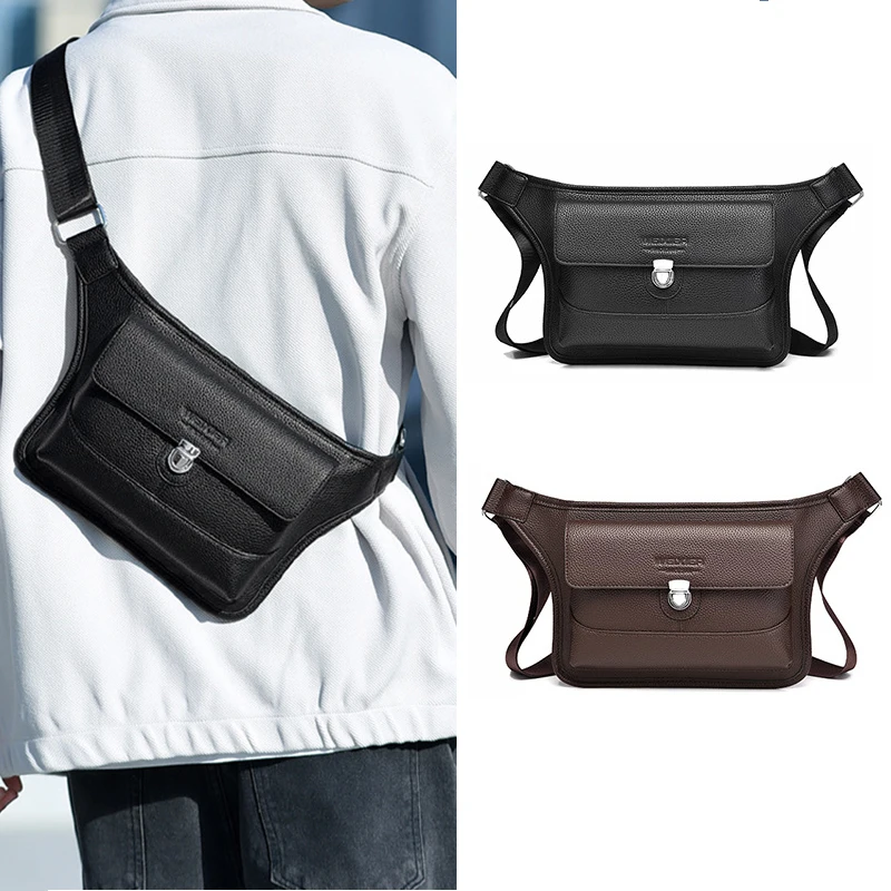 Мужская сумка-слинг из искусственной кожи. Стильная сумка через плечо. Поясная сумка. Повседневная функциональная поясная сумка для денег. Модная сумка через плечо для ежедневного использования. 
Мужская сумка-слинг из искусственной кожи. Стильная сумка через плечо. Поясная сумка. Повседневная функциональная поясная сумка для денег. Модная сумка через плечо для ежедневного использования.