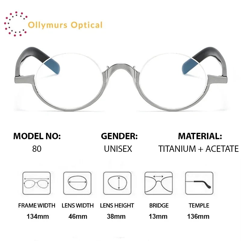 XUKA Fashion Trend Retro Glasses Round Small Circle Eyewear Prescription Men Women Glasses Frame Titanium Customize
XUKA Fashion Trend Retro Glasses Round Small Circle Eyewear Prescription Men Women Glasses Frame Titanium Customize