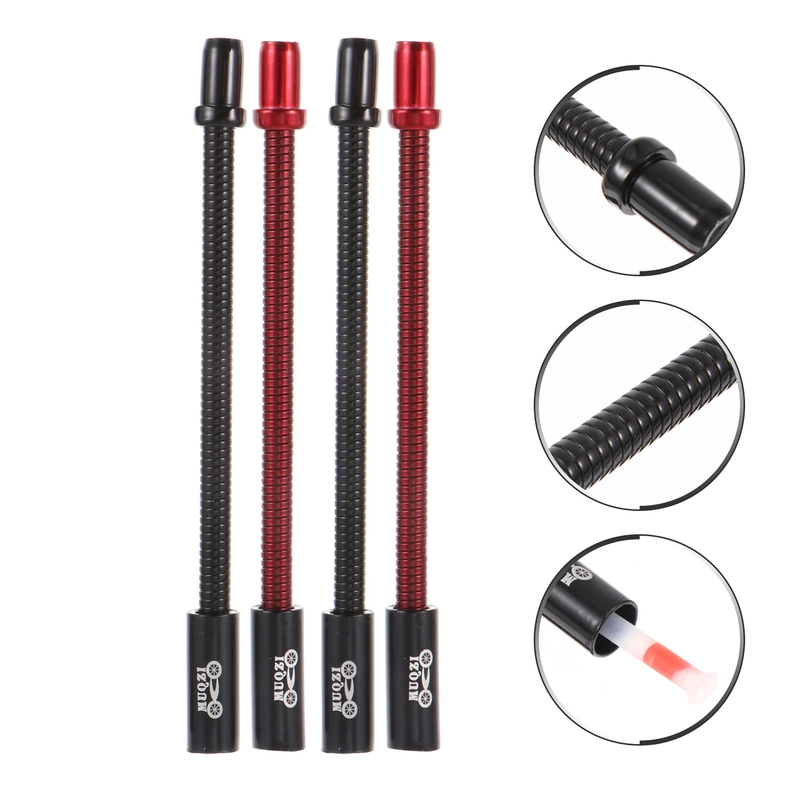 4Pcs Flexible Noodles Bike Elbow Tube Durable Bend Tube Universal Fit for V Brake Bikes Bike Cable Guide
4Pcs Flexible Noodles Bike Elbow Tube Durable Bend Tube Universal Fit for V Brake Bikes Bike Cable Guide