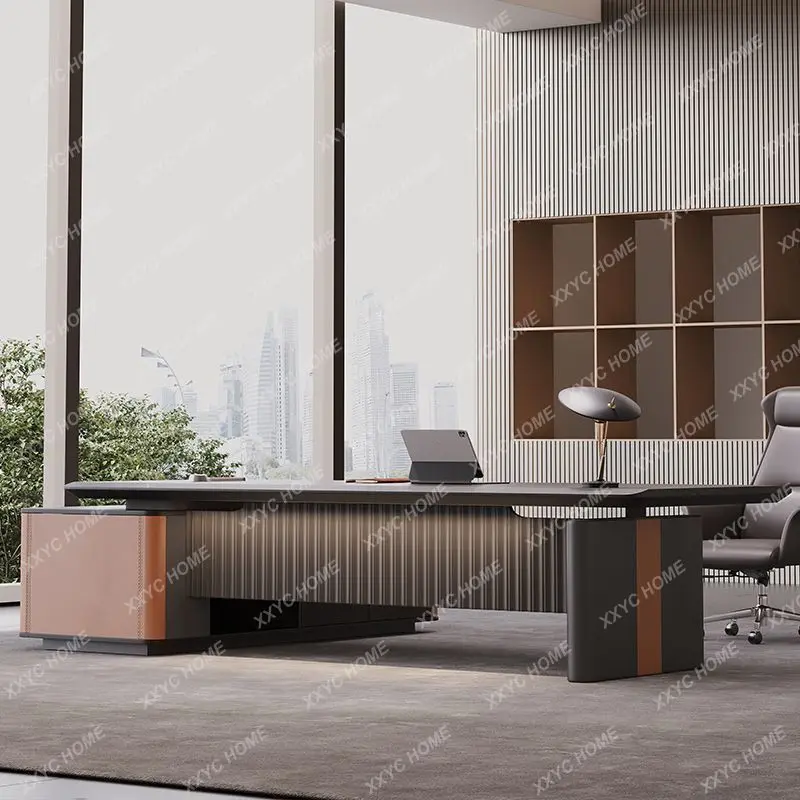 L Light Luxury Selection President Manager Taipantai medieval office table
L Light Luxury Selection President Manager Taipantai medieval office table