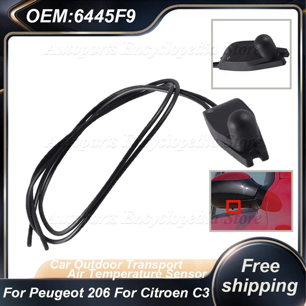 For Peugeot 206 207 208 306 307 407 For Citroen C3 C4 C5 C6 C8 6445F9 Car Outdoor Transport Air Temperature Sensor
For Peugeot 206 207 208 306 307 407 For Citroen C3 C4 C5 C6 C8 6445F9 Car Outdoor Transport Air Temperature Sensor