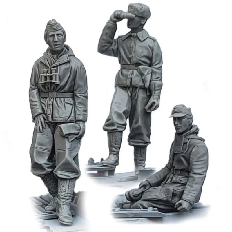 1/35 Scale Resin Figure Model Kit History Mini Tank Crew 3 People(No Tank) Micro Miniature Statue Unpainted Unassembled Hobby
1/35 Scale Resin Figure Model Kit History Mini Tank Crew 3 People(No Tank) Micro Miniature Statue Unpainted Unassembled Hobby