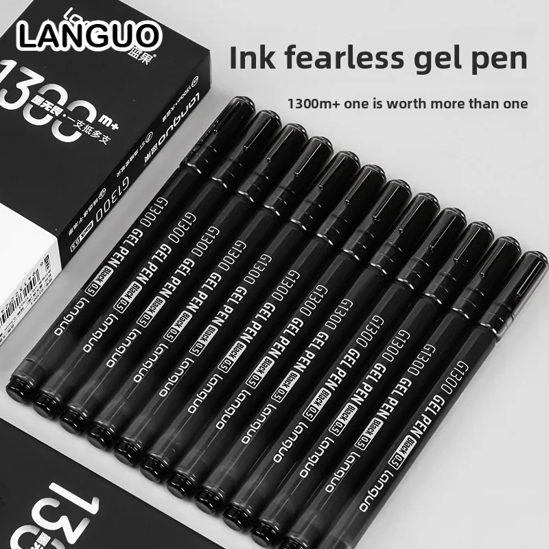 Languo Large Capacity 0.5mm Gel Pen Red Black Ink Quick Dry Smooth Writing Pen Office Signing Stationery School Office Supplies
Languo Large Capacity 0.5mm Gel Pen Red Black Ink Quick Dry Smooth Writing Pen Office Signing Stationery School Office Supplies