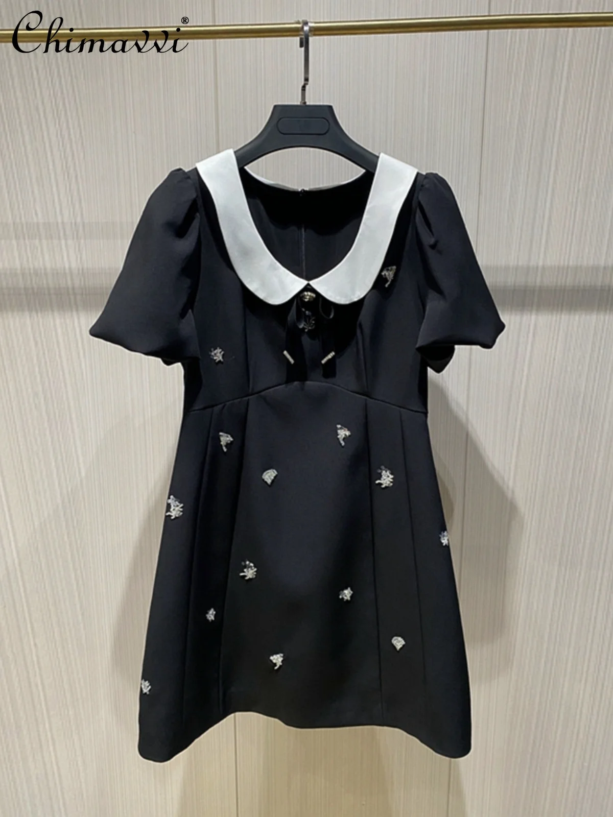 High-End Sweet Elegant High Waist Above Knee Dress 2024 Summer New Fashion Puff Sleeve Slim-fit Short Ladies Dress for Women
High-End Sweet Elegant High Waist Above Knee Dress 2024 Summer New Fashion Puff Sleeve Slim-fit Short Ladies Dress for Women