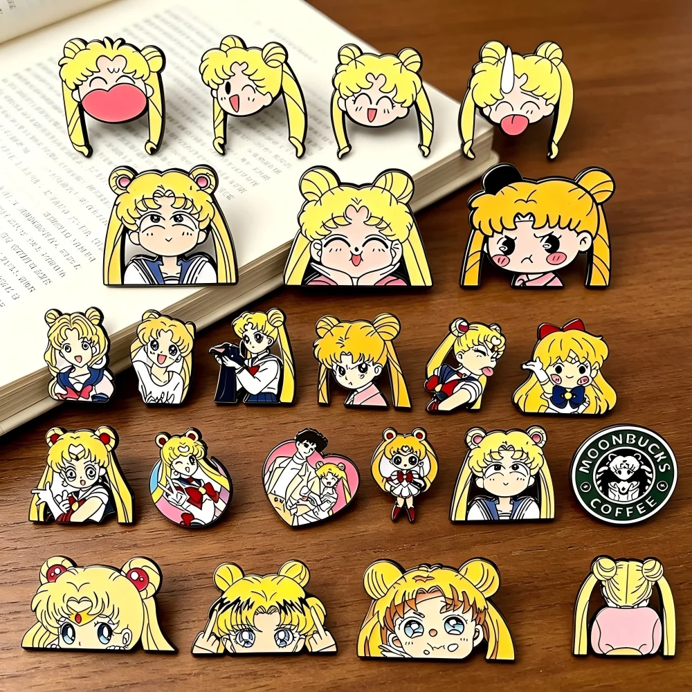 4/7/12 Pcs Sailor Moon Heart Shape Enamel Pins Cartoon Brooch Creativity Metal Badges for Backpack Clothing Jewelry Holiday Gift
4/7/12 Pcs Sailor Moon Heart Shape Enamel Pins Cartoon Brooch Creativity Metal Badges for Backpack Clothing Jewelry Holiday Gift