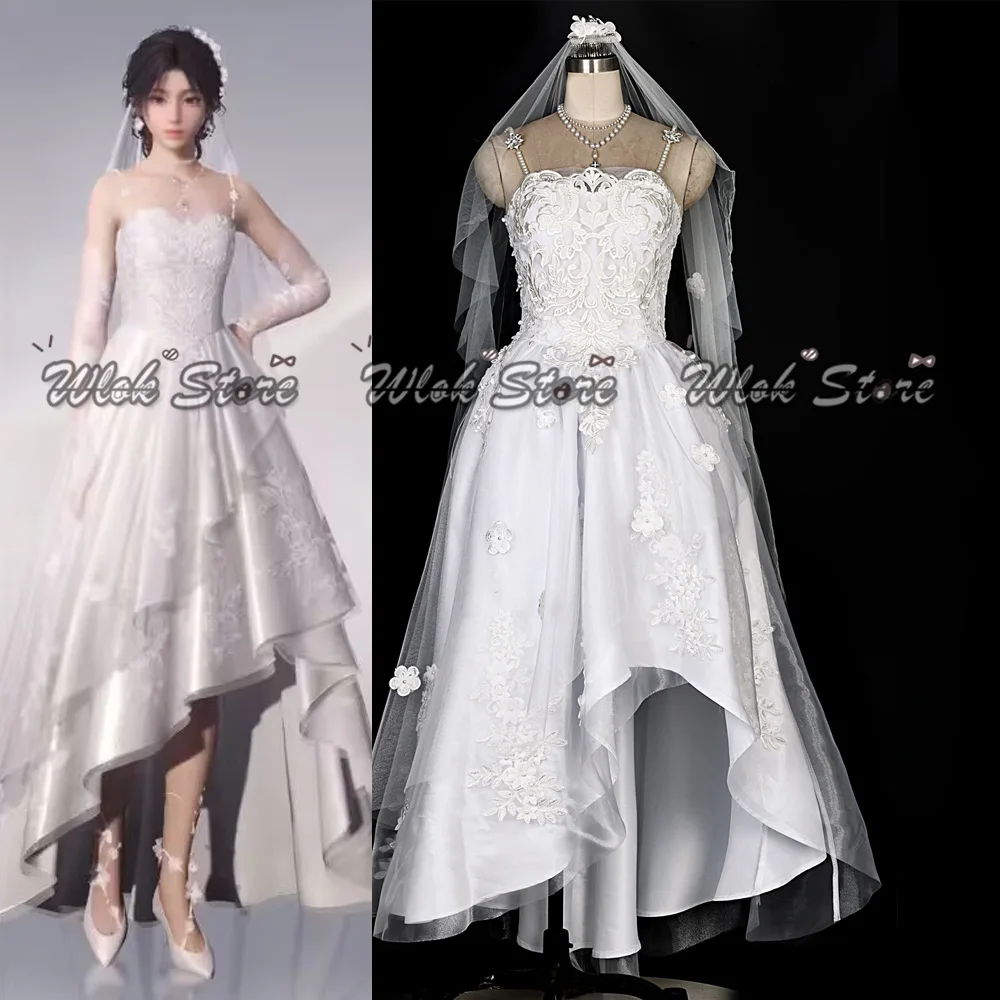 Платье Love and Deep Space Li Shendu Snow Realm с вышивкой, женское свадебное платье с повязкой на голову, бальное вечернее платье
Платье Love and Deep Space Li Shendu Snow Realm с вышивкой, женское свадебное платье с повязкой на голову, бальное вечернее платье