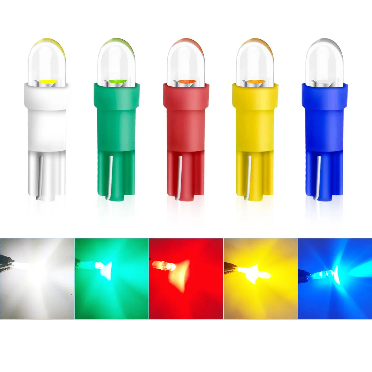 High Brightness for Car/Truck/Lorry T5 W1.2W W2.3W 10/20/50/100/200 Pieces of LED Signal Car Bulb Play and Plug Long Serive Life
High Brightness for Car/Truck/Lorry T5 W1.2W W2.3W 10/20/50/100/200 Pieces of LED Signal Car Bulb Play and Plug Long Serive Life