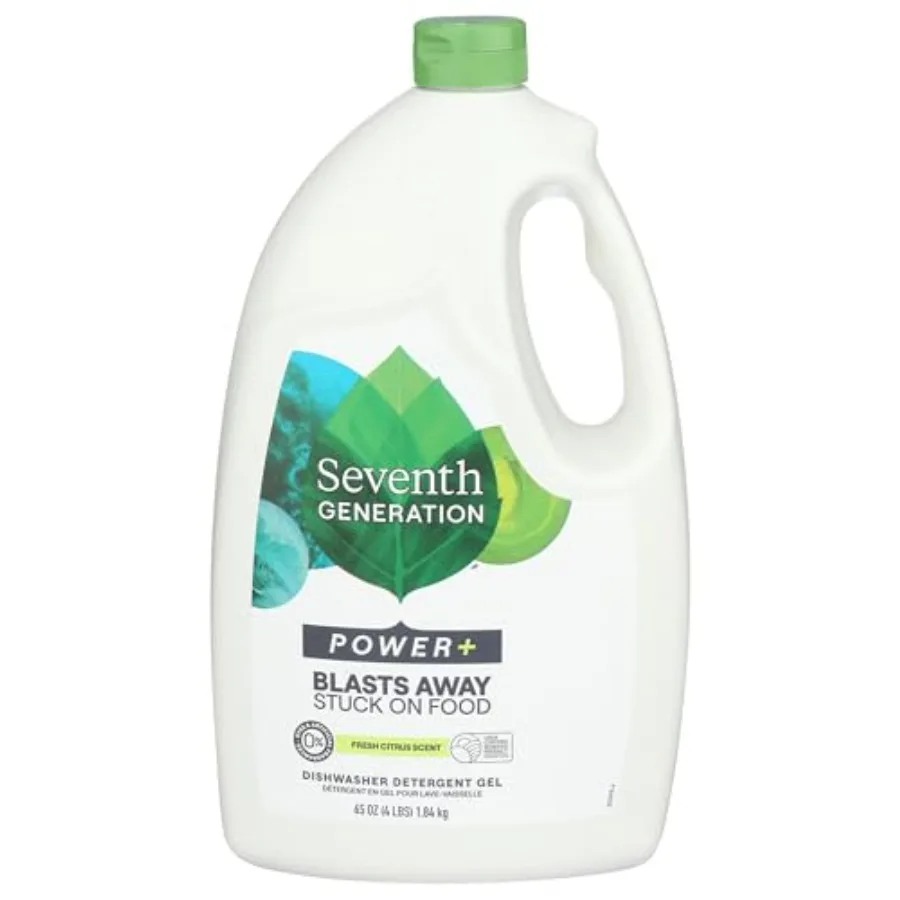 Seventh Generation Ultra Power Plus Auto Dish Gel, Fresh Citrus Scent, 65 Ounce
Seventh Generation Ultra Power Plus Auto Dish Gel, Fresh Citrus Scent, 65 Ounce