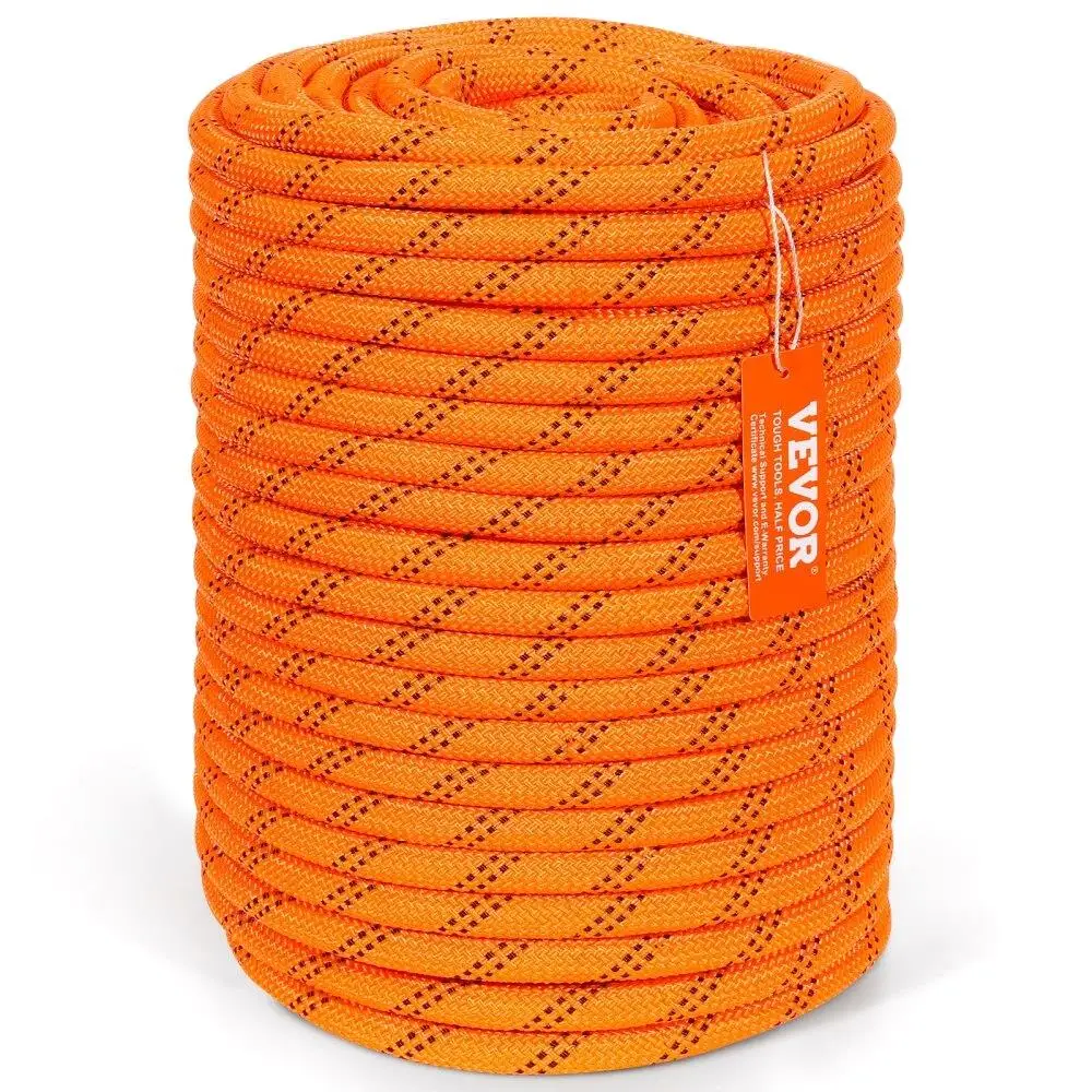 Double Braided Polyester Rope 1/2 Inch 220FT 48 Strand 8000 LBS Break Strength Outdoor Climbing Camping Hiking Rappelling Rescue
Double Braided Polyester Rope 1/2 Inch 220FT 48 Strand 8000 LBS Break Strength Outdoor Climbing Camping Hiking Rappelling Rescue